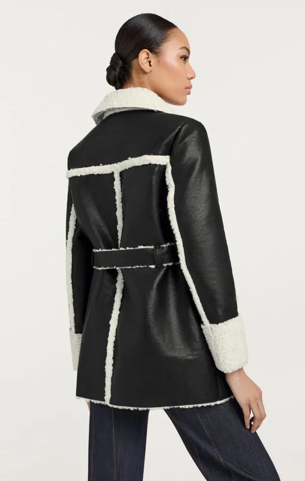 Cinq A Sept Outerwear Women Mona Coat Blackivory
