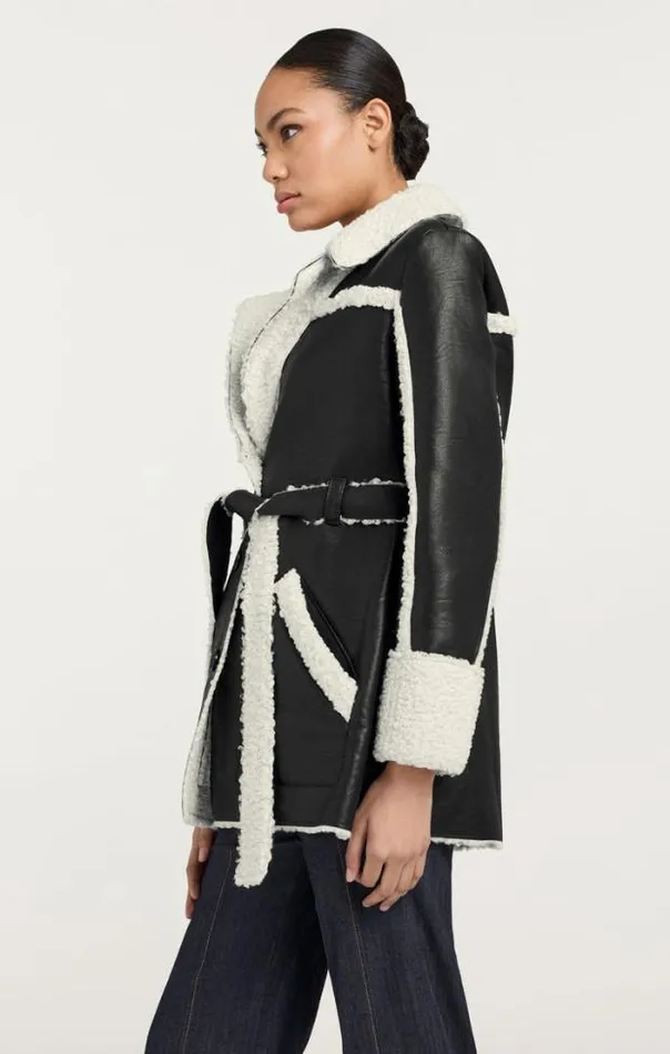 Cinq A Sept Outerwear Women Mona Coat Blackivory