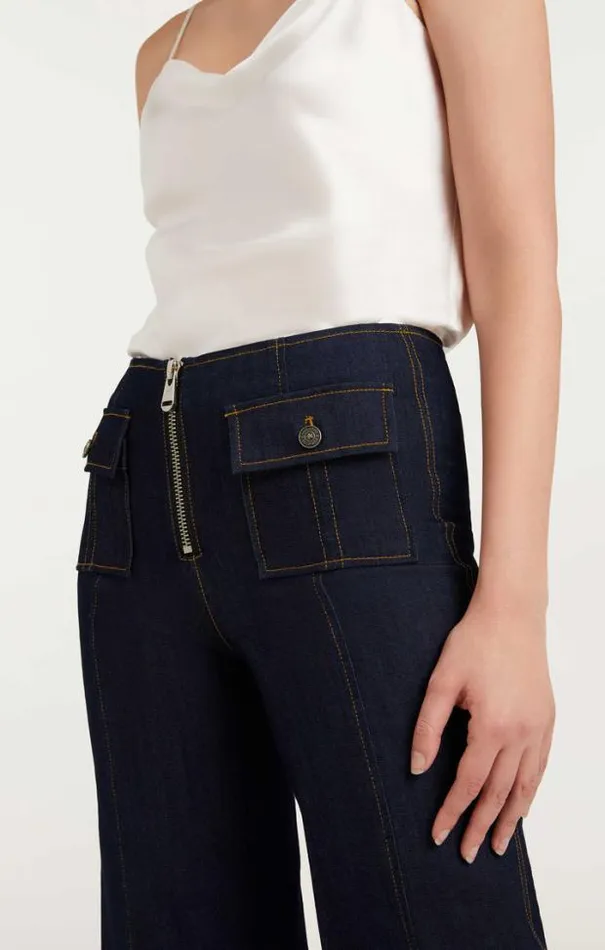 Cinq A Sept Pants Women Azure Pant Indigo