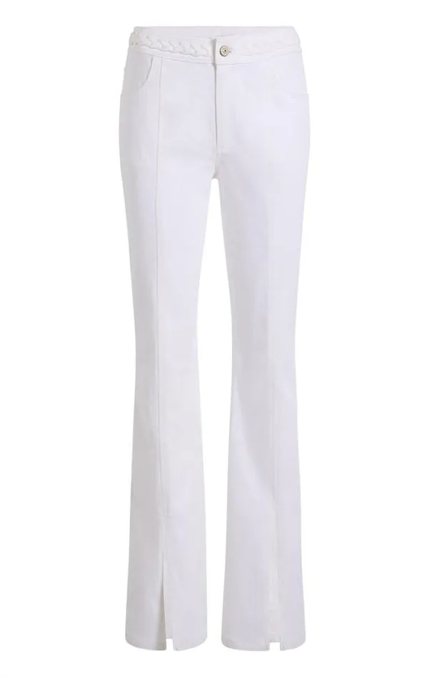 Cinq A Sept Pants Women Braided Ferna Pant White