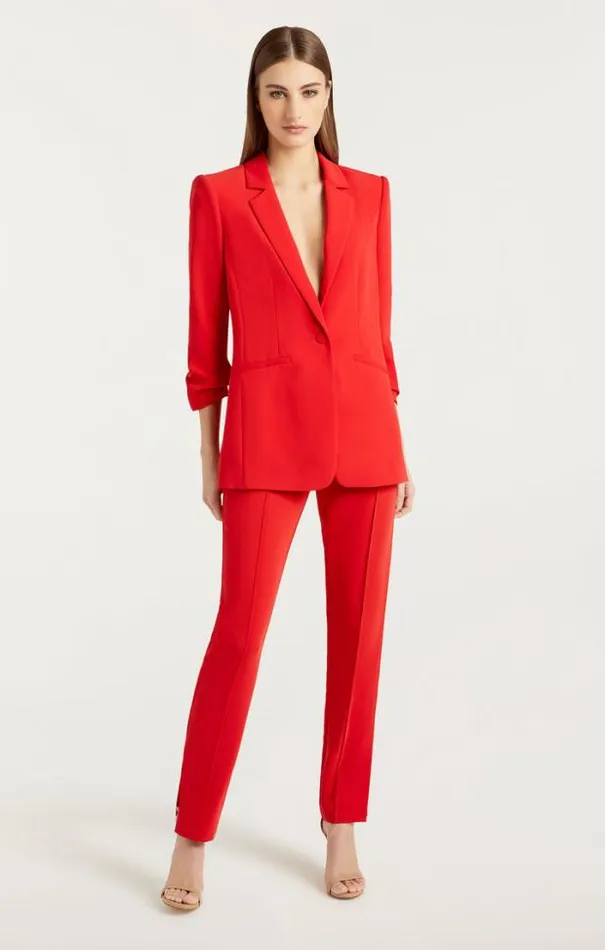 Cinq A Sept Pants Women Brianne Pant Ruby Red