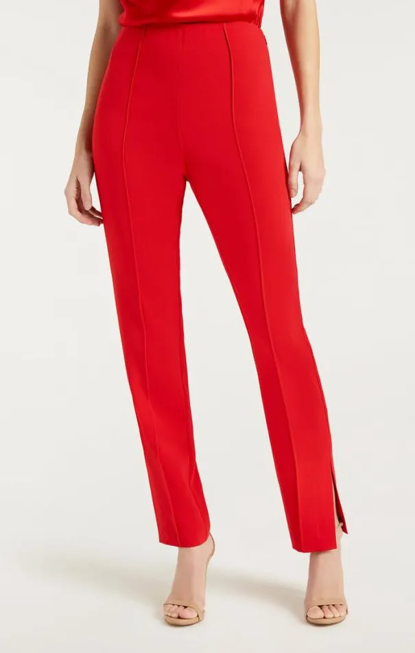 Cinq A Sept Pants Women Brianne Pant Ruby Red