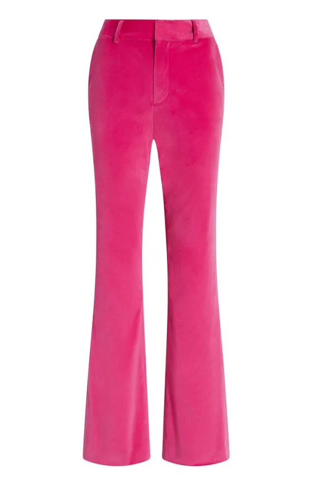 Cinq A Sept Pants Women Chenille Velvet Kerry Pant Pink Dahlia