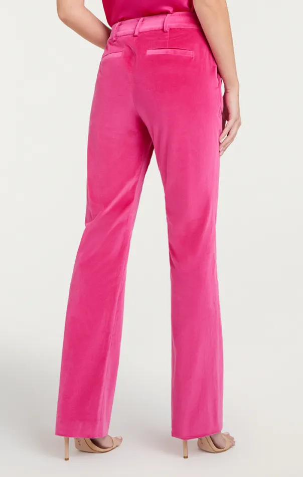 Cinq A Sept Pants Women Chenille Velvet Kerry Pant Pink Dahlia