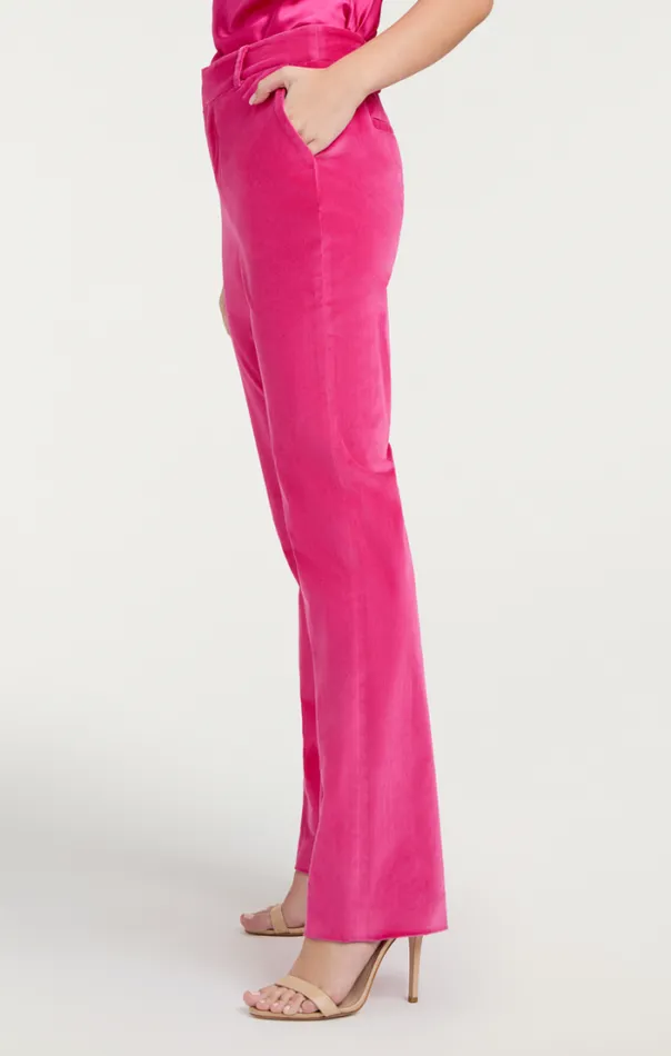 Cinq A Sept Pants Women Chenille Velvet Kerry Pant Pink Dahlia