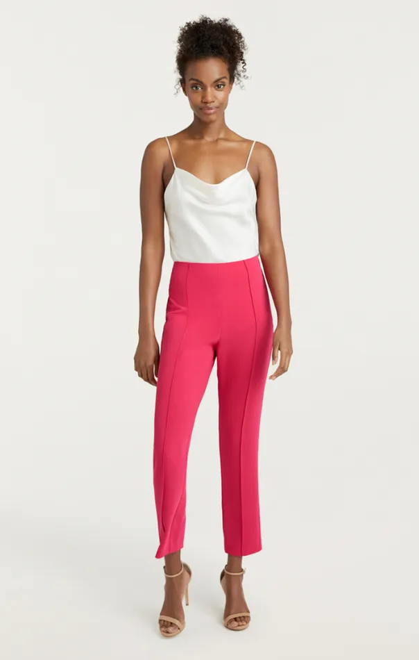 Cinq A Sept Pants Women Cropped Brianne Pant Berry Jam
