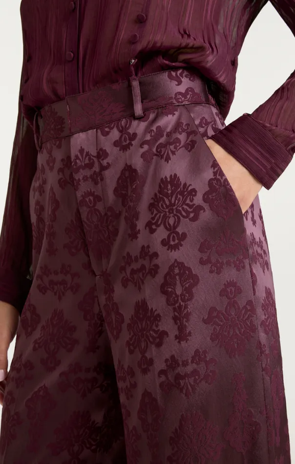 Cinq A Sept Pants Women Jacquard Collins Pant Dark Fig