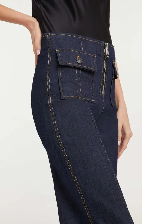 Cinq A Sept Pants Women Long Azure Pant Indigo