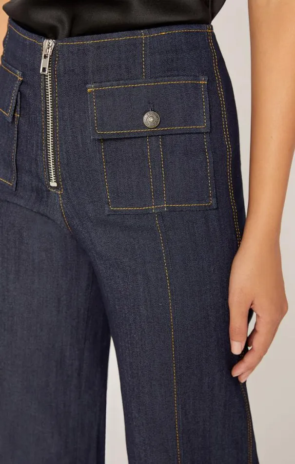 Cinq A Sept Pants Women Long Azure Pant Indigo