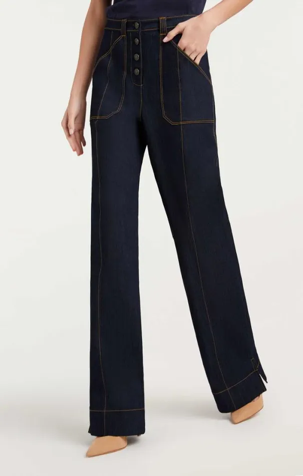 Cinq A Sept Pants Women Long Benji Pant Indigo