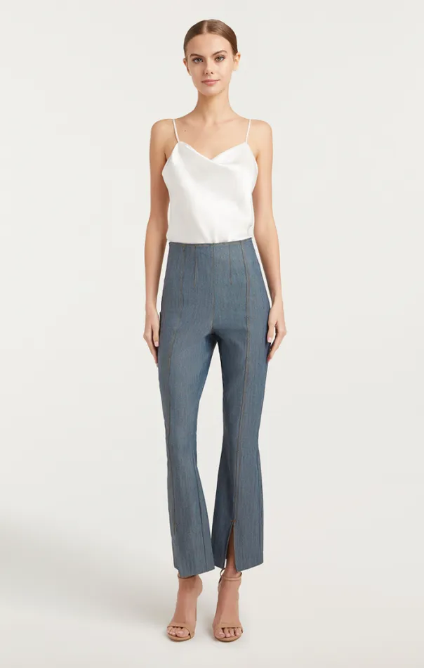 Cinq A Sept Pants Women Reverse Denim Laurie Pant Light Indigo