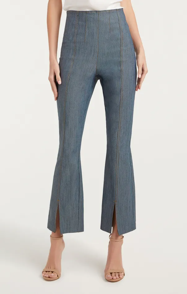 Cinq A Sept Pants Women Reverse Denim Laurie Pant Light Indigo
