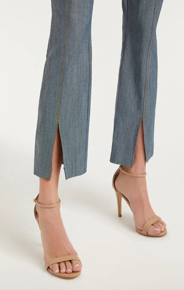 Cinq A Sept Pants Women Reverse Denim Laurie Pant Light Indigo