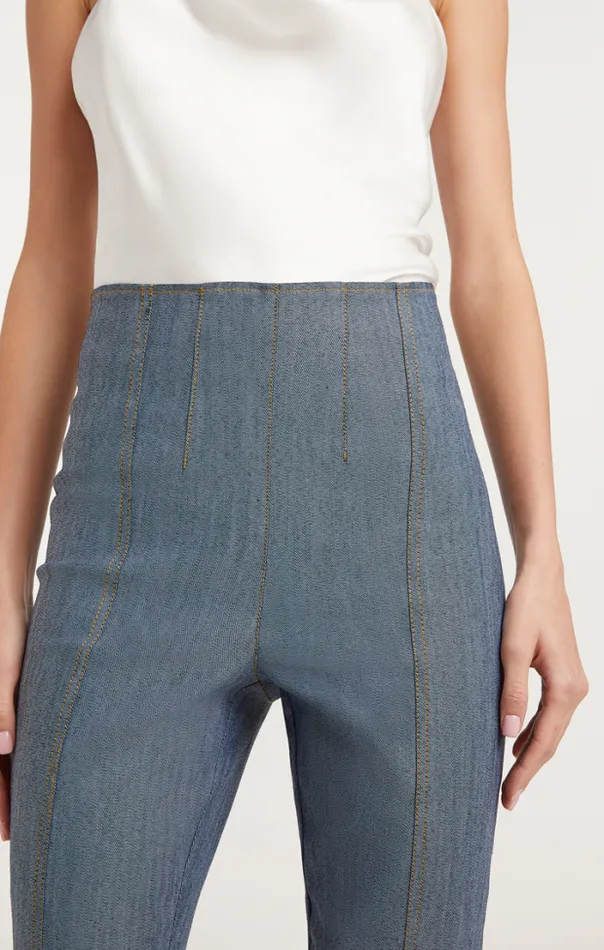 Cinq A Sept Pants Women Reverse Denim Laurie Pant Light Indigo