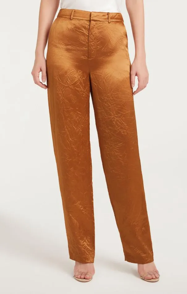 Cinq A Sept Pants Women Satin Kasid Pant Pecan