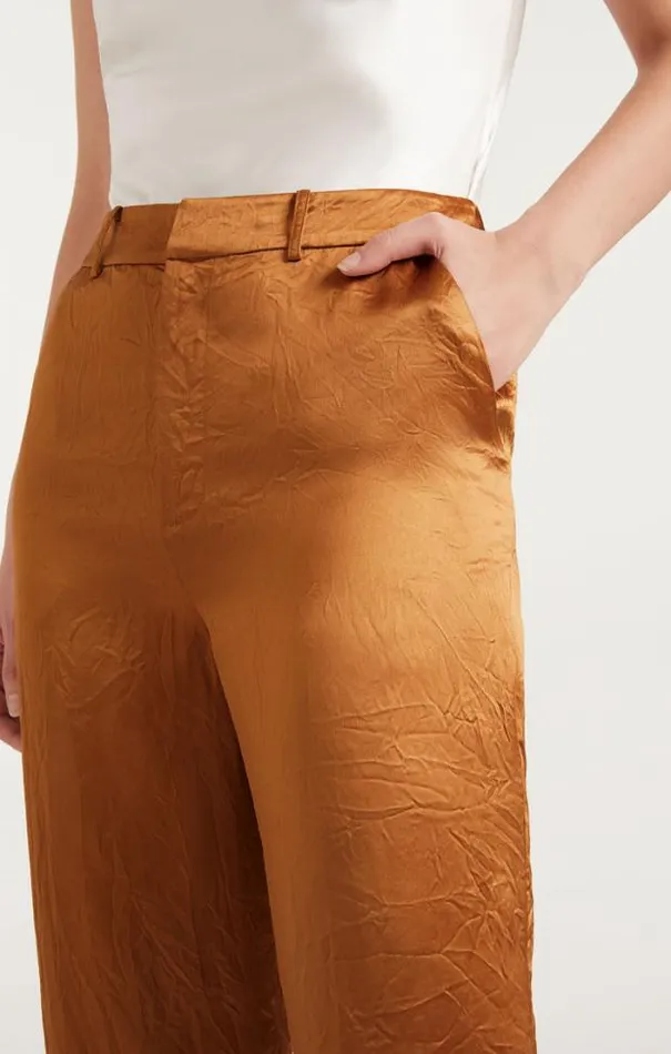 Cinq A Sept Pants Women Satin Kasid Pant Pecan