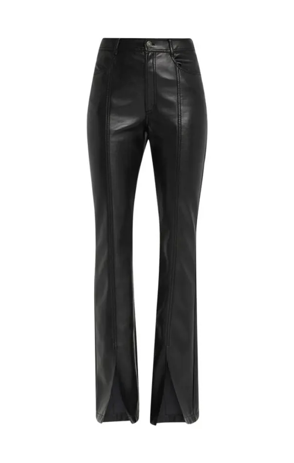 Cinq A Sept Pants Women Vegan Leather Shanis Pant Black