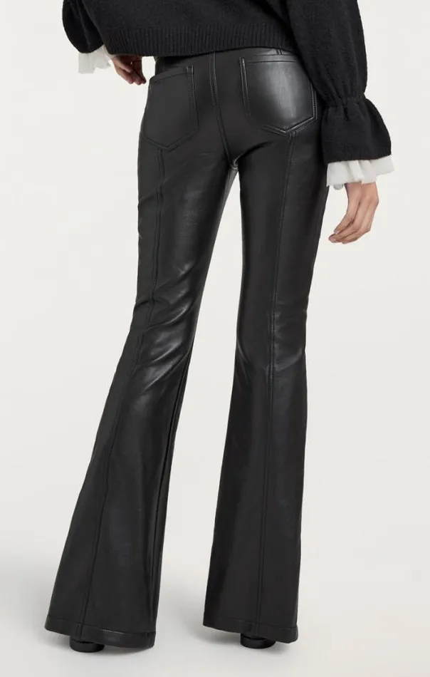 Cinq A Sept Pants Women Vegan Leather Shanis Pant Black