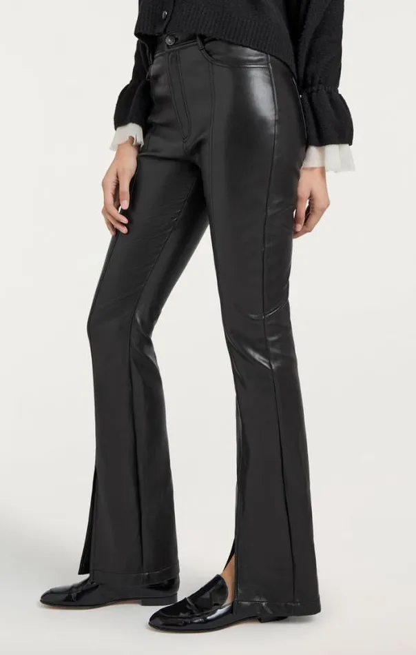 Cinq A Sept Pants Women Vegan Leather Shanis Pant Black