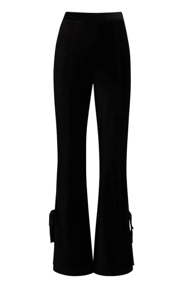 Cinq A Sept Pants Women Velvet Long Lou Pant Black