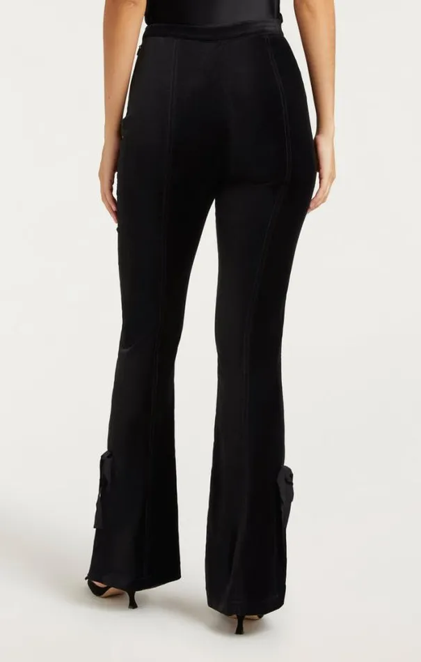 Cinq A Sept Pants Women Velvet Long Lou Pant Black