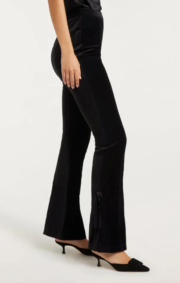 Cinq A Sept Pants Women Velvet Long Lou Pant Black