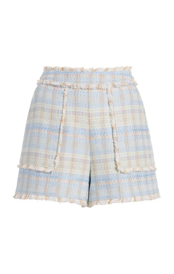 Cinq A Sept Shorts Women Boxweave Allen Short Skylight