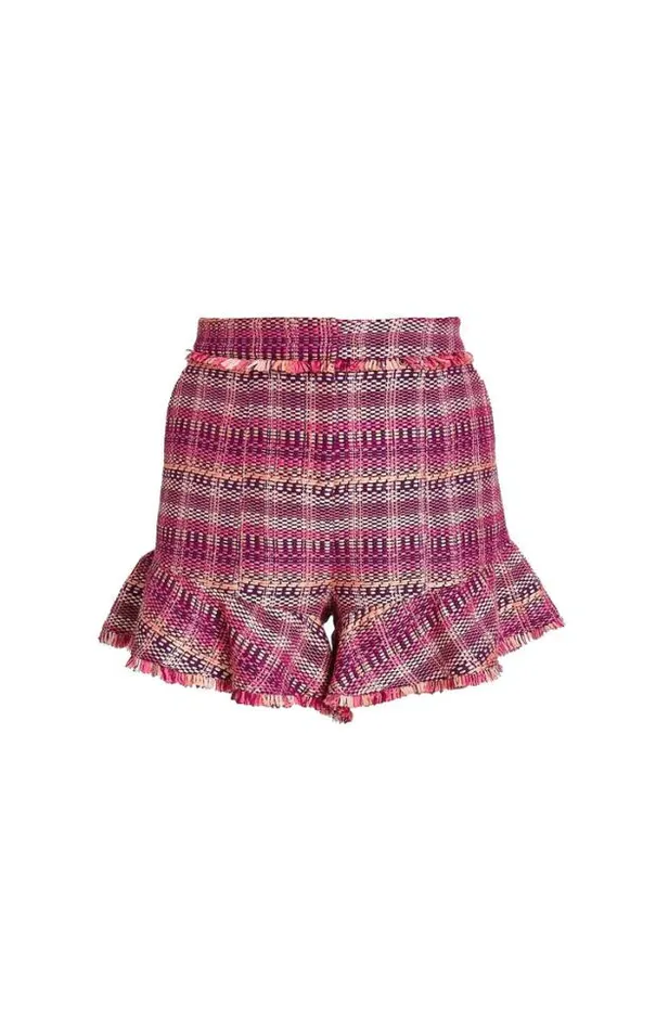 Cinq A Sept Shorts Women Boxweave Lexie Short Pink Candy Multi