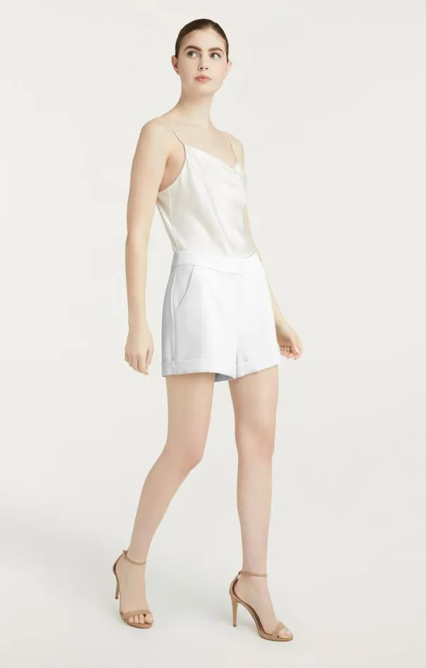 Cinq A Sept Shorts Women Crepe Elaine Short Ivory