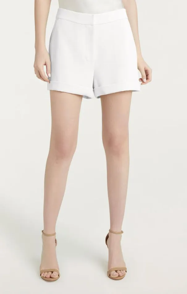 Cinq A Sept Shorts Women Crepe Elaine Short Ivory
