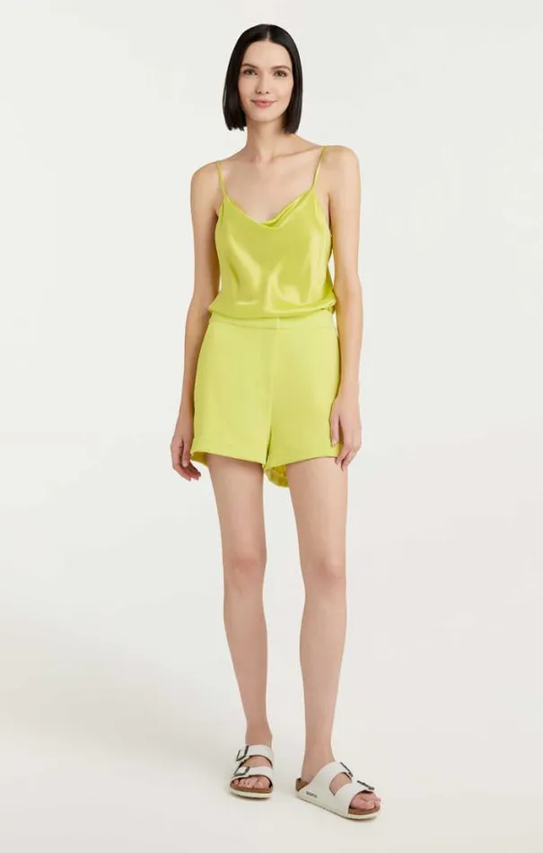 Cinq A Sept Shorts Women Crepe Elaine Short Key Lime