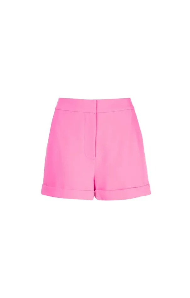 Cinq A Sept Shorts Women Crepe Elaine Short Neon Pink
