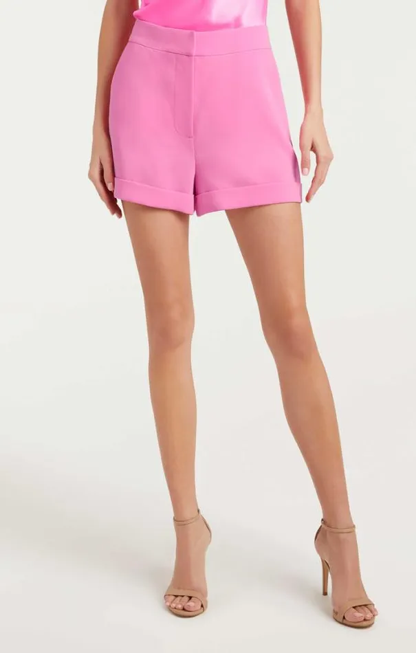 Cinq A Sept Shorts Women Crepe Elaine Short Neon Pink