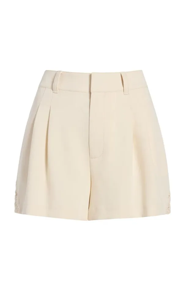 Cinq A Sept Shorts Women Crochet Lace Corinna Short Light Plaster