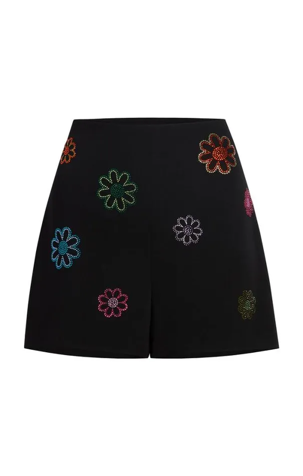 Cinq A Sept Shorts Women Heatset Daisies Alissa Short Black