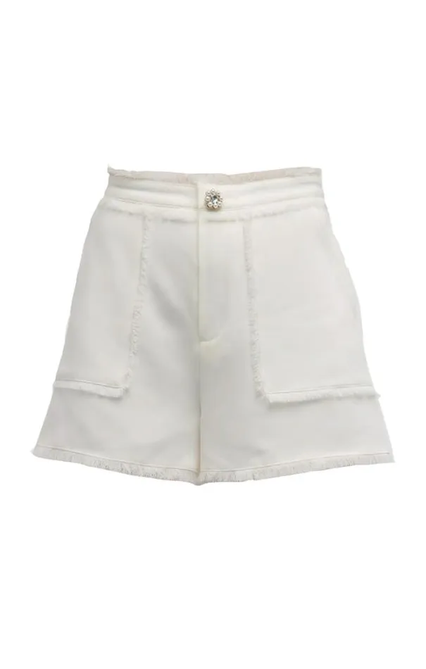 Cinq A Sept Shorts Women Pearl Ditsy Flower Crepe Allen Ivory