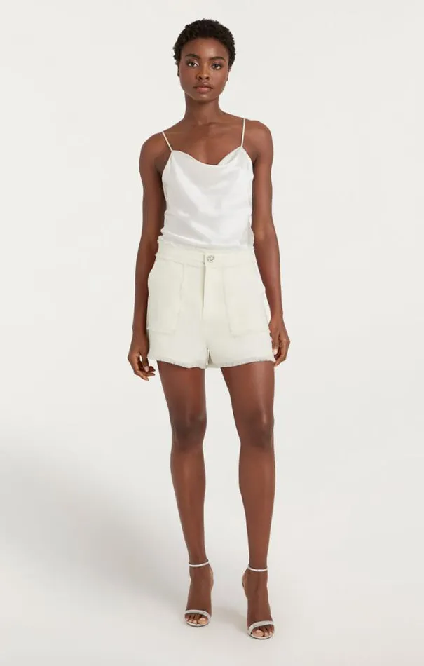 Cinq A Sept Shorts Women Pearl Ditsy Flower Crepe Allen Ivory