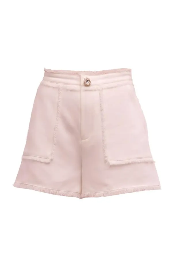Cinq A Sept Shorts Women Pearl Ditsy Flower Crepe Allen Pale Rose
