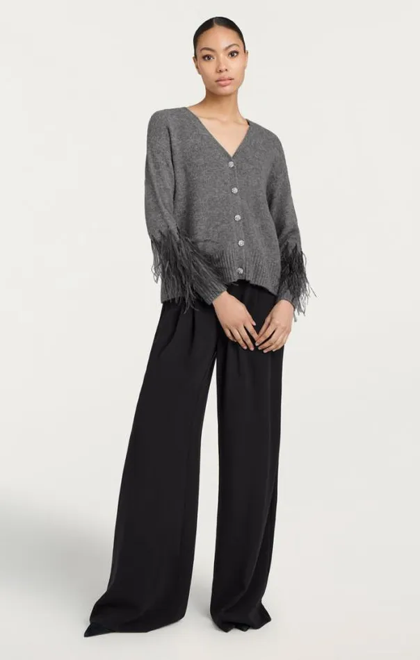 Cinq A Sept Sweaters and Knits Women Briana Cardigan Medium Heather Grey