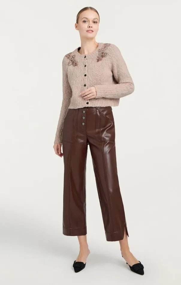 Cinq A Sept Sweaters and Knits Women Diamond Daisies Millie Cardigan Oyster