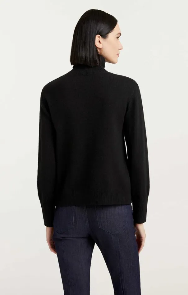 Cinq A Sept Sweaters and Knits Women J039aime Tout Le Monde Turtleneck Blackwhite