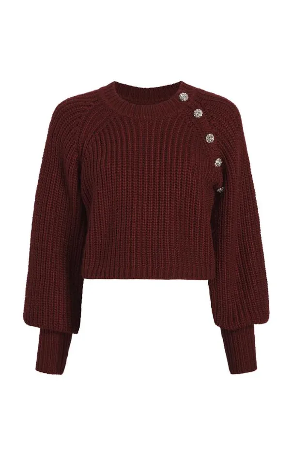 Cinq A Sept Sweaters and Knits Women Keren Pullover Oxblood