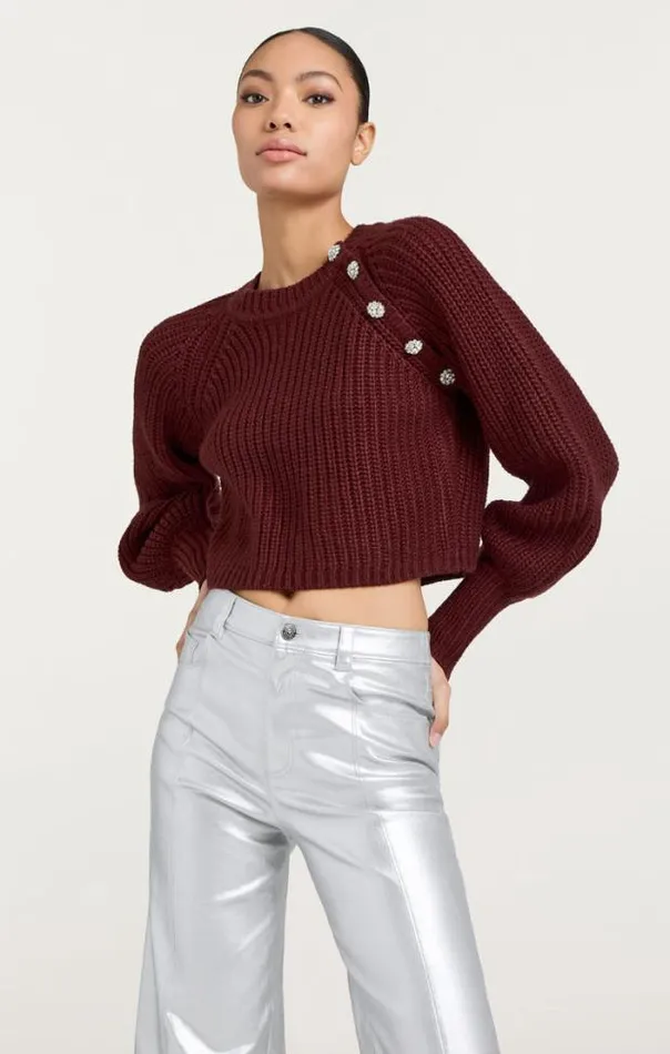 Cinq A Sept Sweaters and Knits Women Keren Pullover Oxblood