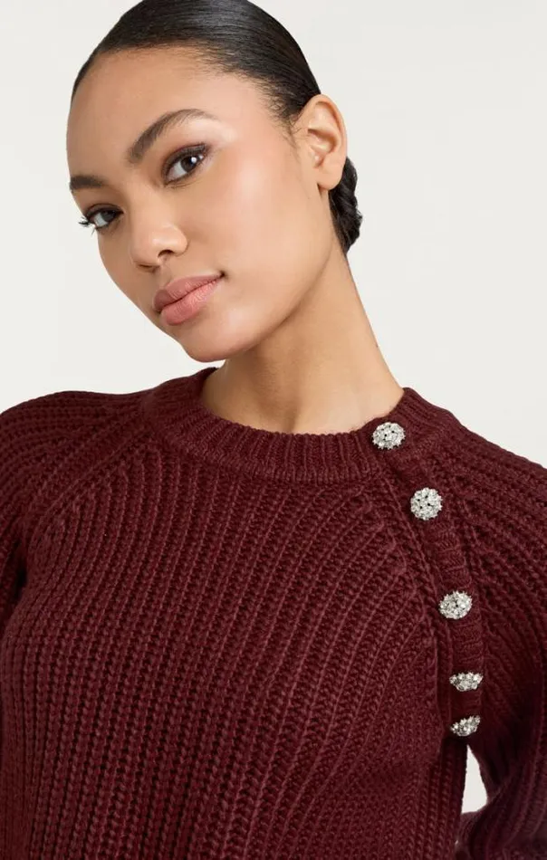 Cinq A Sept Sweaters and Knits Women Keren Pullover Oxblood