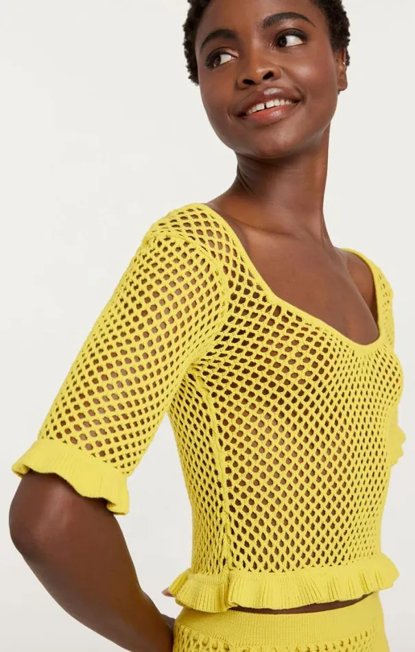 Cinq A Sept Sweaters and Knits Women Kerry Knit Top Pomelo