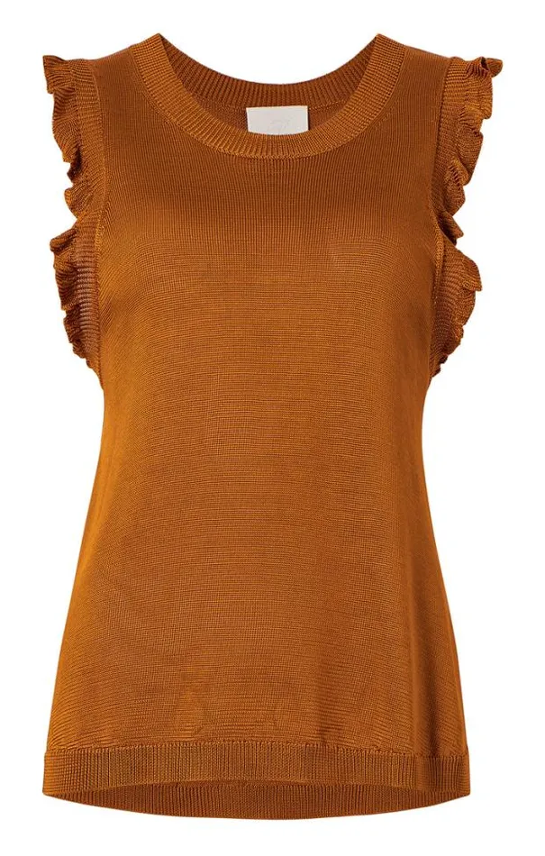 Cinq A Sept Sweaters and Knits Women Knit Lenore Top Pecan