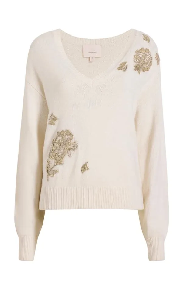 Cinq A Sept Sweaters and Knits Women Maybelline Pullover Ivorysilver