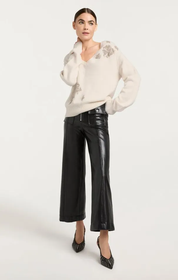 Cinq A Sept Sweaters and Knits Women Maybelline Pullover Ivorysilver