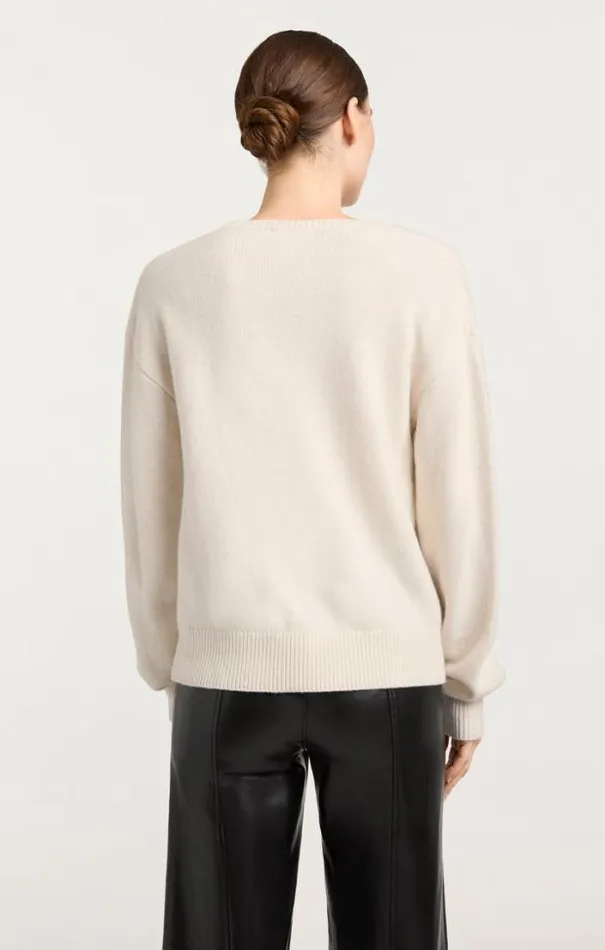 Cinq A Sept Sweaters and Knits Women Maybelline Pullover Ivorysilver