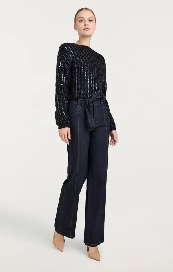 Cinq A Sept Sweaters and Knits Women Phoebe Pullover Navy